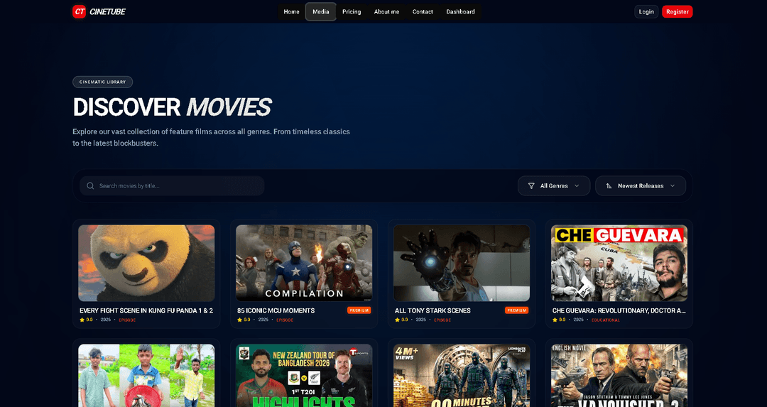 CineTube screenshot 2